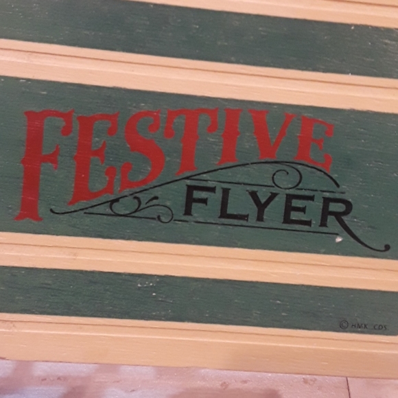 Hallmark "Festive Flyer" Decorative sled - Picture 2 of 3